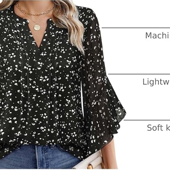 Timeson Women's 3/4 Sleeve Top, NWOT - Picture 2 of 8